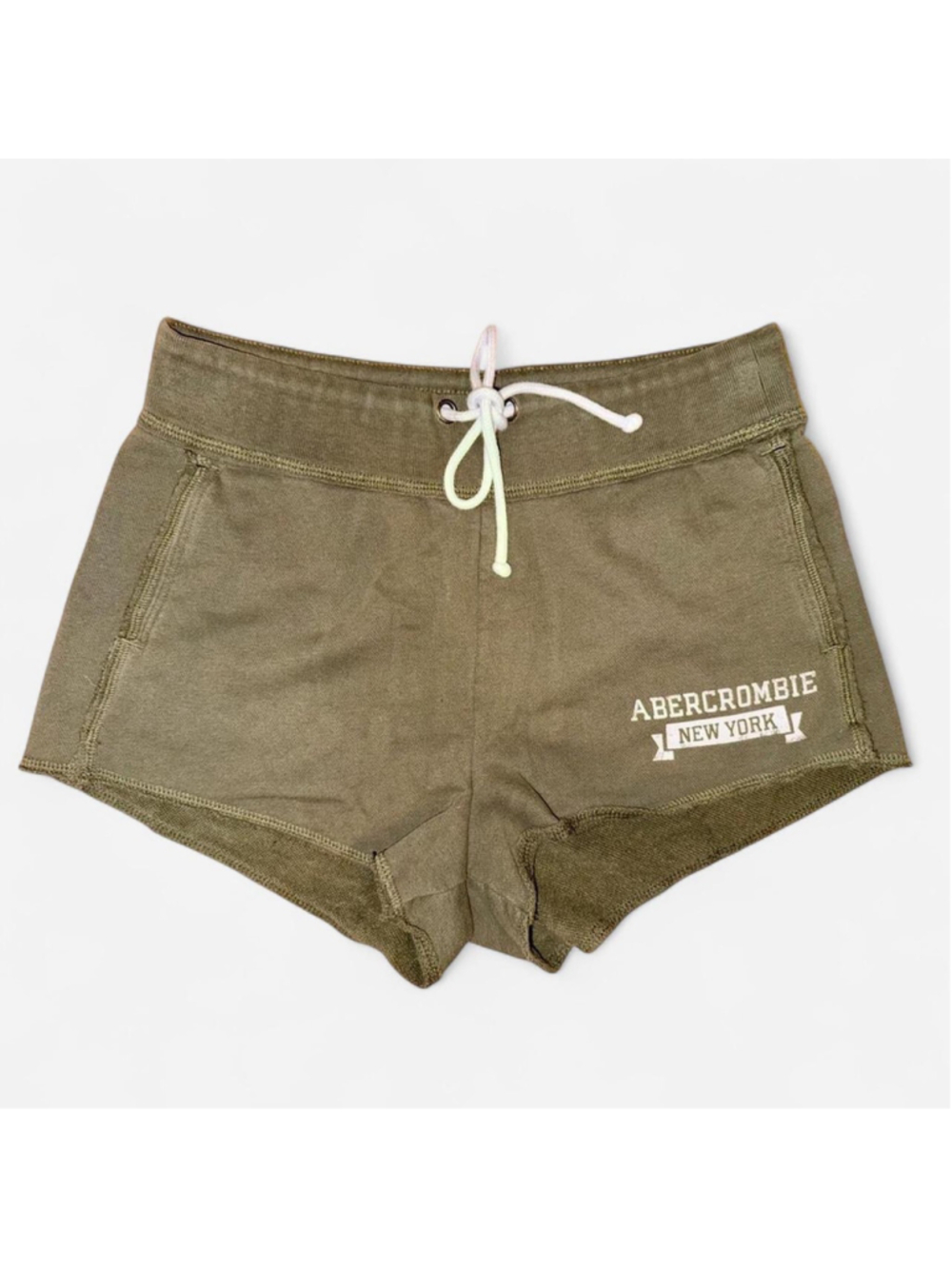 Abercrombie & Fitch Women's Green Athletic Shorts - Picture 1 of 8